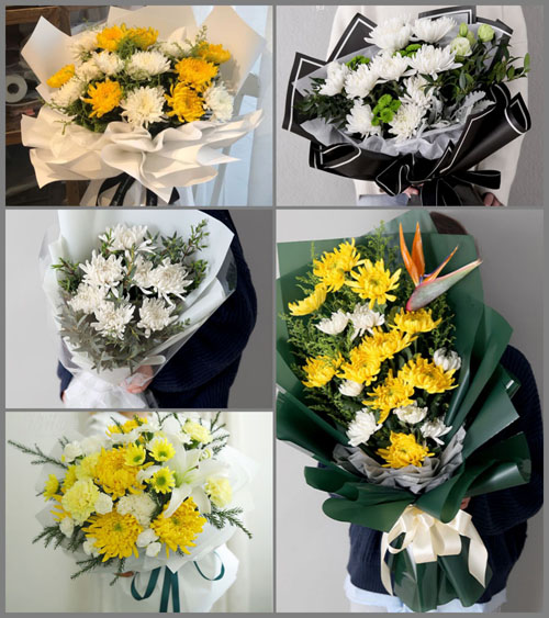 上海奉贤区金汇镇行前村白事花束代送